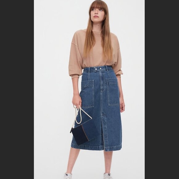 GAP Dresses & Skirts - A-line denim skirt